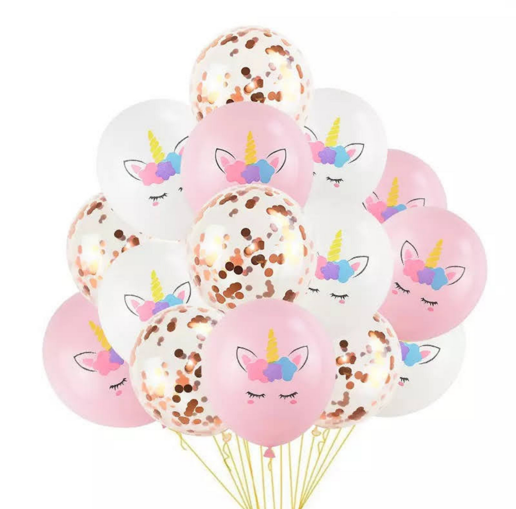 Ballonnen Confettimix Unicorn