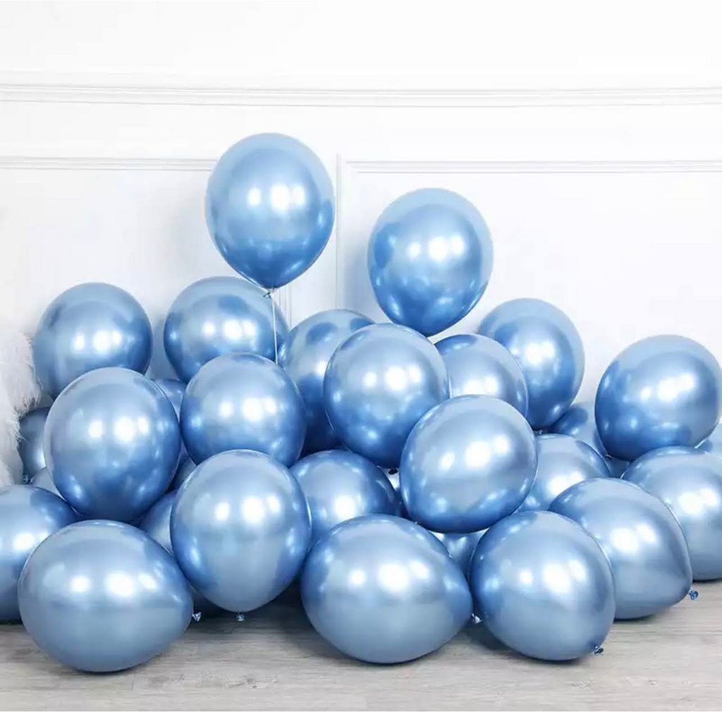 Ballonnen Metallic Licht Blauw