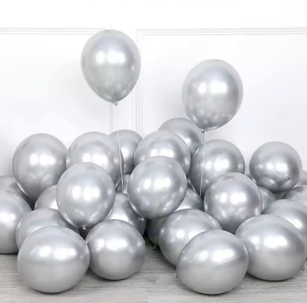 Ballonnen Metallic Zilver