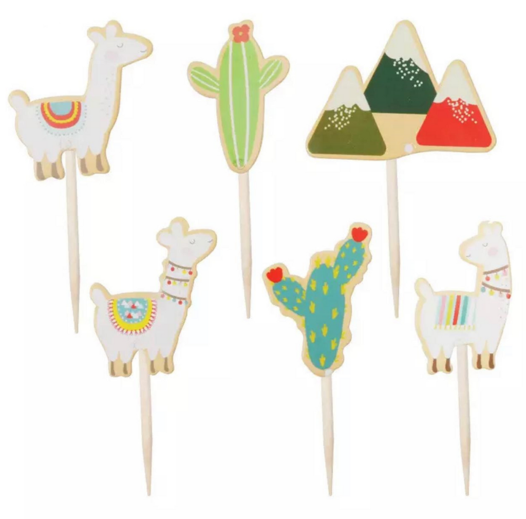 Cupcake Toppers Lovely Lama