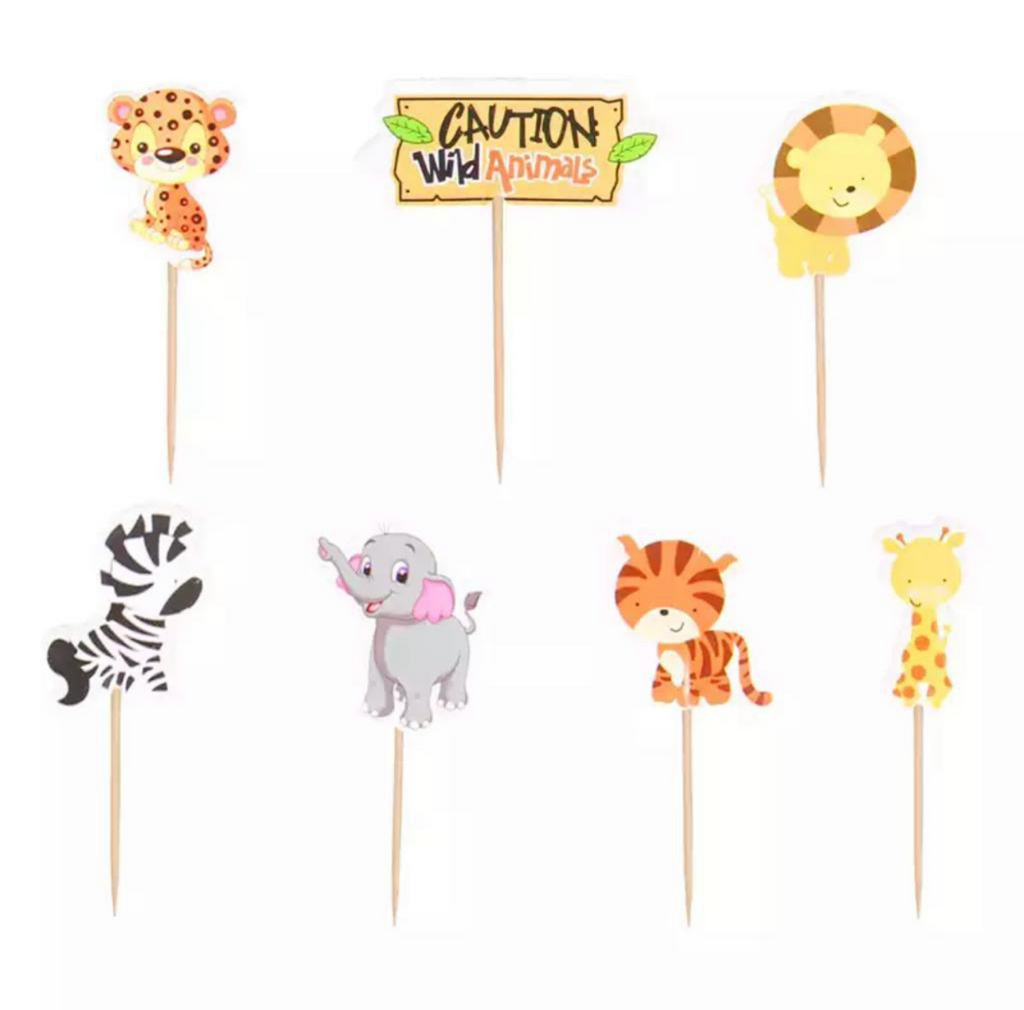 Cupcake Toppers Safari Animals