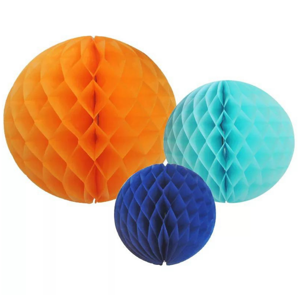 Honeycomb Mix Oranje-Blauw