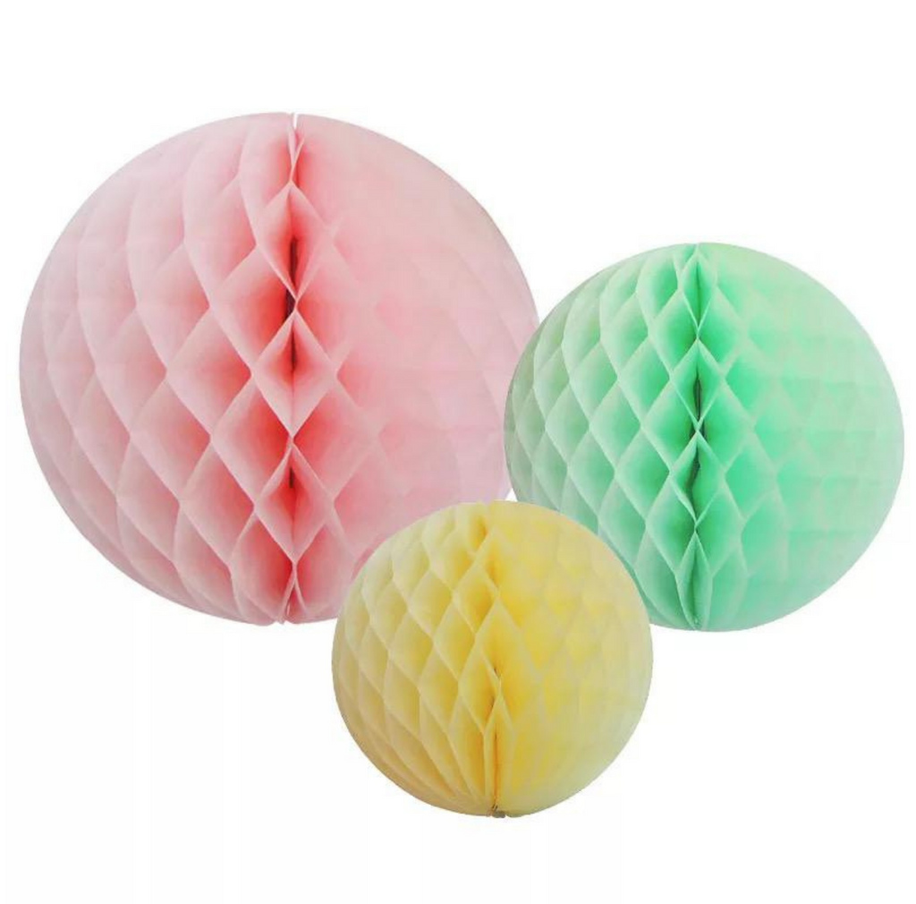 Honeycomb Pastel Mix Roze-Groen-Geel