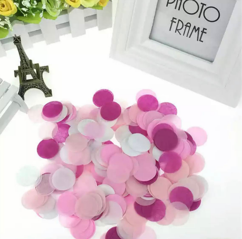 Tafelconfetti Mix Roze-Fuchsia