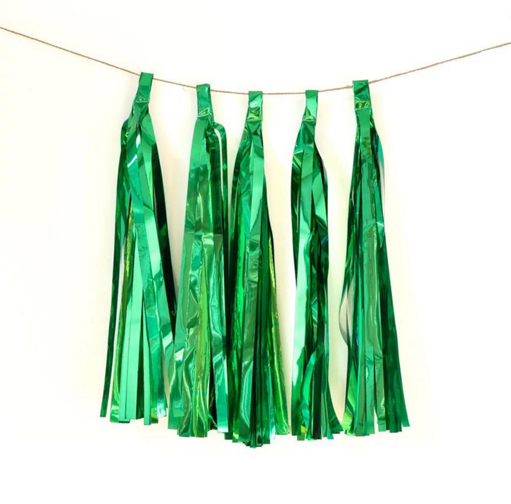 Tasselslinger Metallic Groen