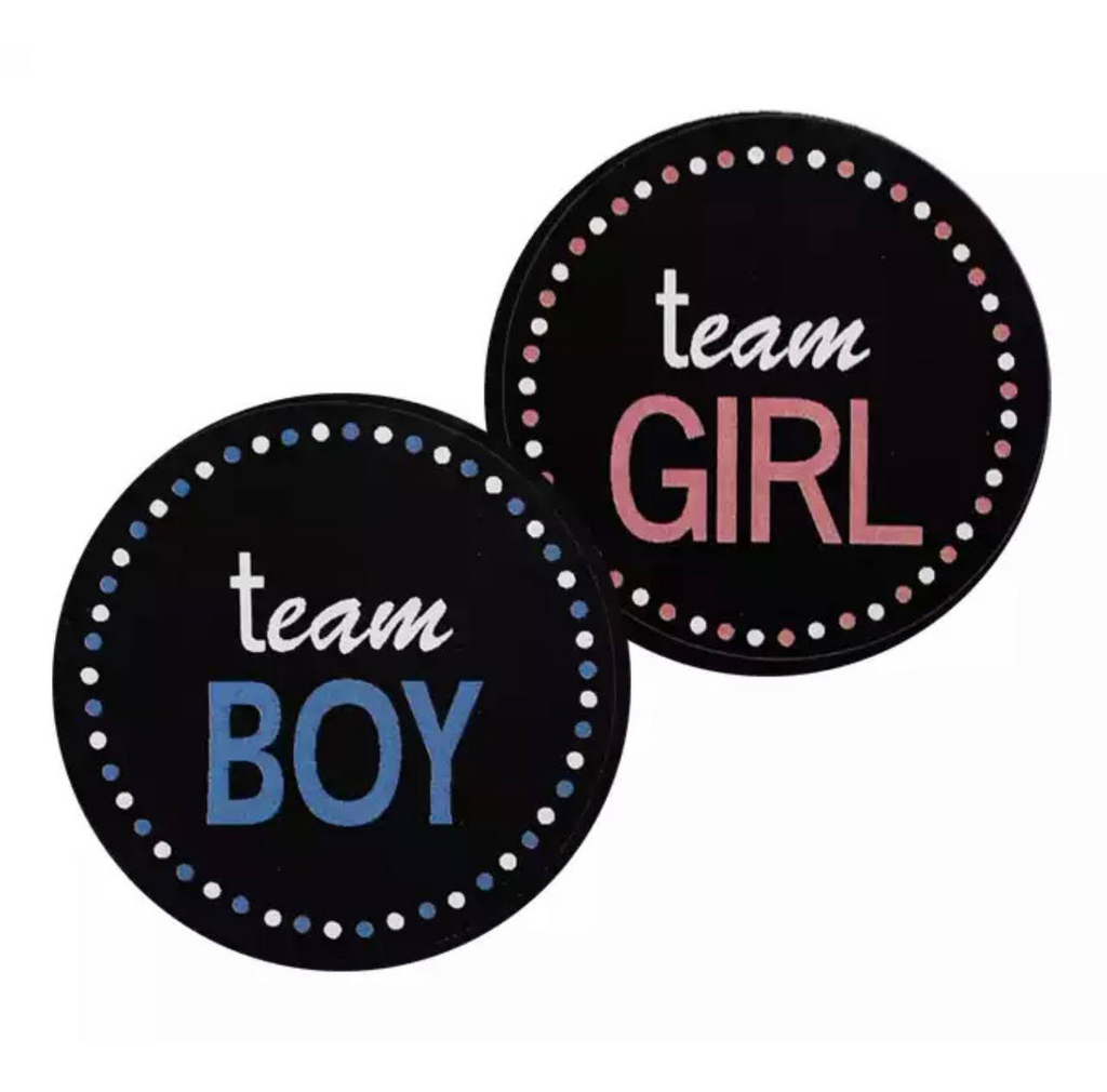 Team Boy - Team Girl Stickers